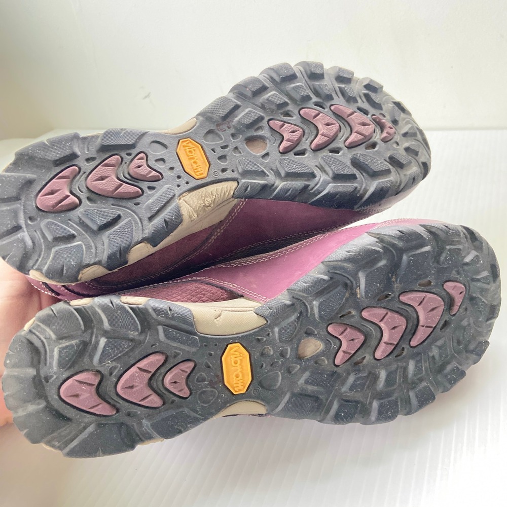 Ahnu by Teva Sugarpine II Waterproof Hiking Shoes Purple Brown Womens 9 - Picture 5 of 6